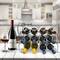 Sorbus 16" Silver Detachable 3-Tier Metal Wine Rack